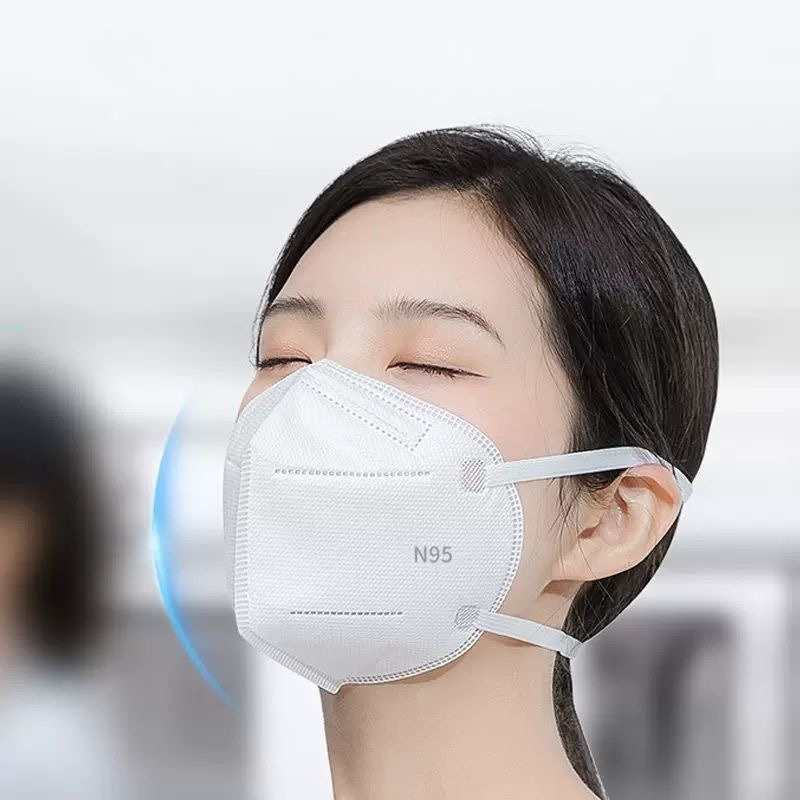 Kn95 Respirator Mask - Disposable KN95 Respirator 50Pcs Box 3D