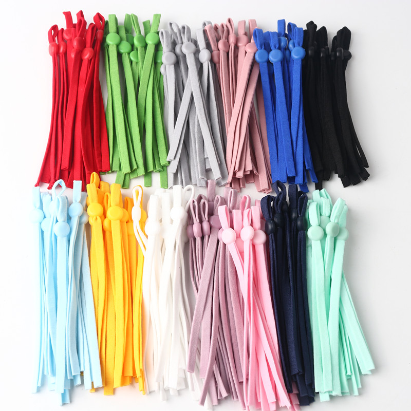 Mask Lanyard Adjustable - 50 Chiếc Mặt Nạ Thun Màu