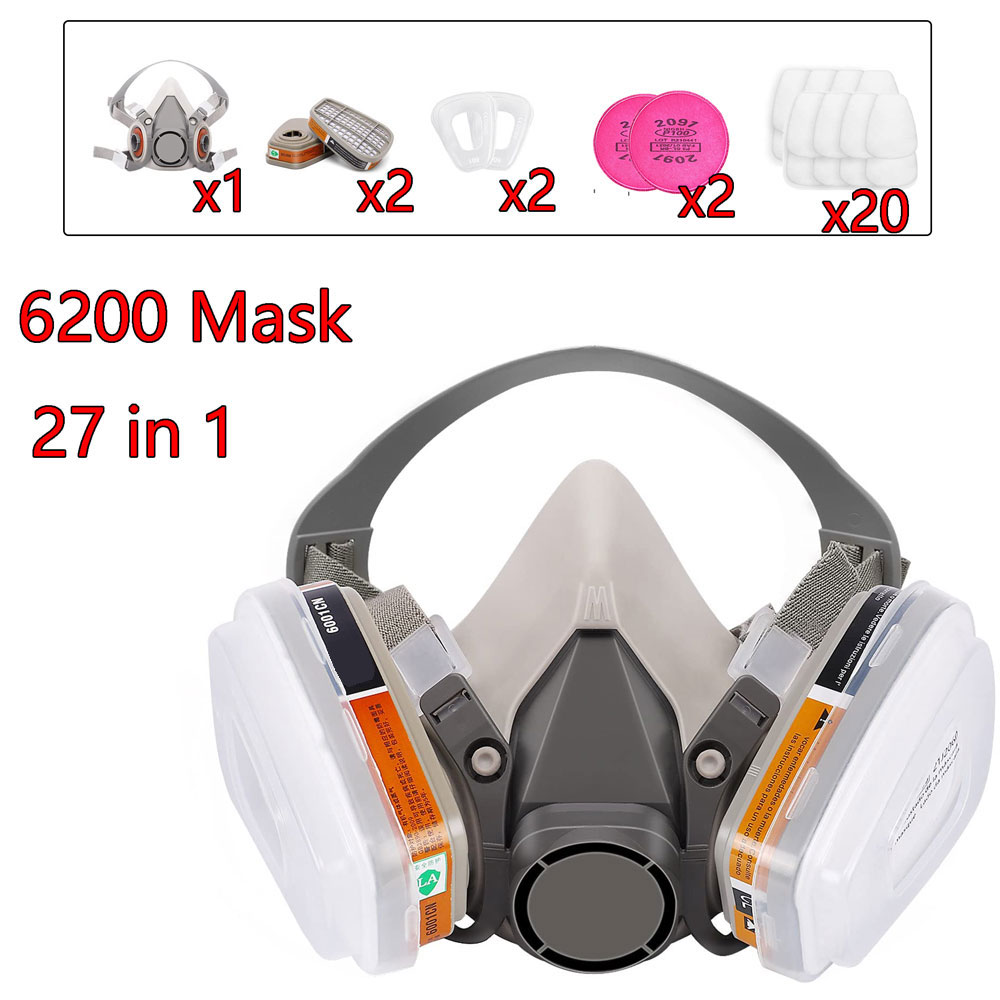 Face Mask Storage Box - Gas Mask 6200 Set Vehicle Painting