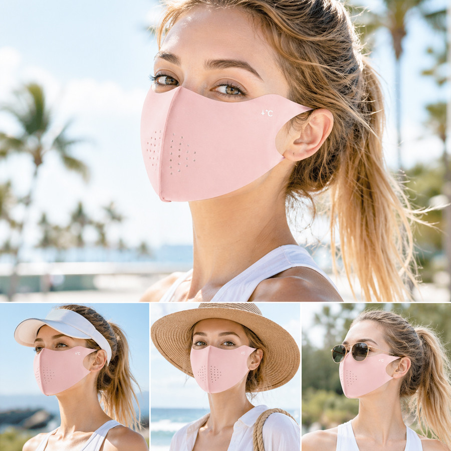 Cooling Summer Sun Mask Outdoo - đánh giá và giá Sports Mask Breathable