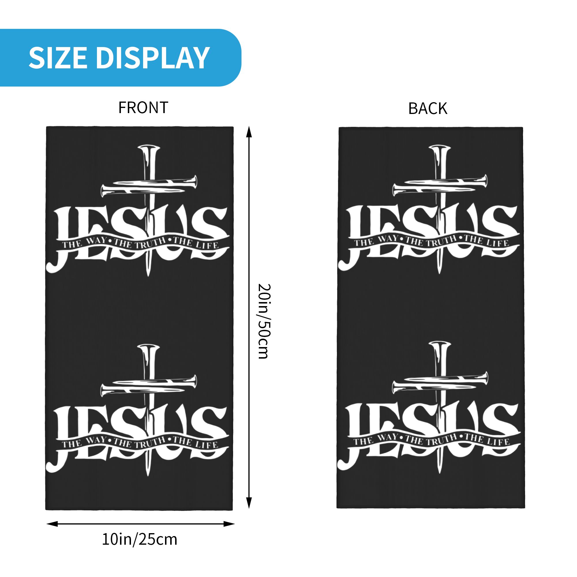 Custom Jesus The Way The Truth - đánh giá và giá Neck Gaiter Face Cover