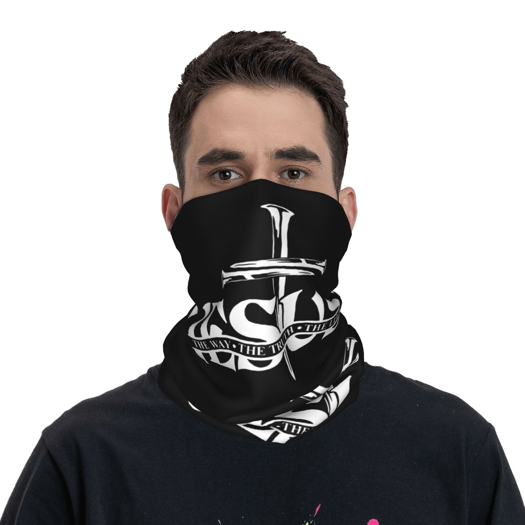 Custom Jesus The Way The Truth - đánh giá và giá Neck Gaiter Face Cover