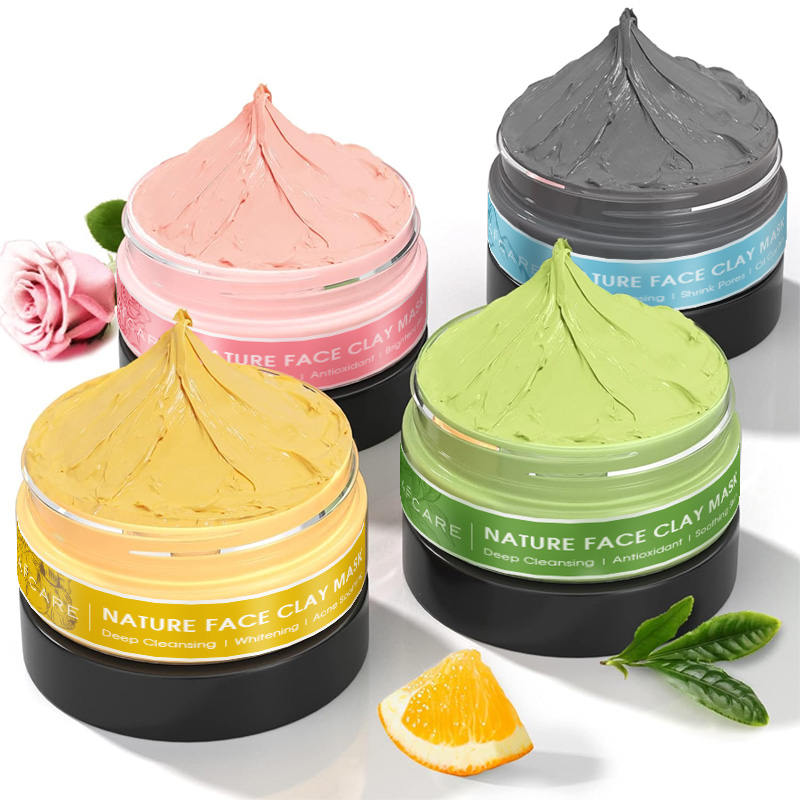 4 Pcs Clay Facial Mask Set Tur - đánh giá và giá Dust Mask Construction