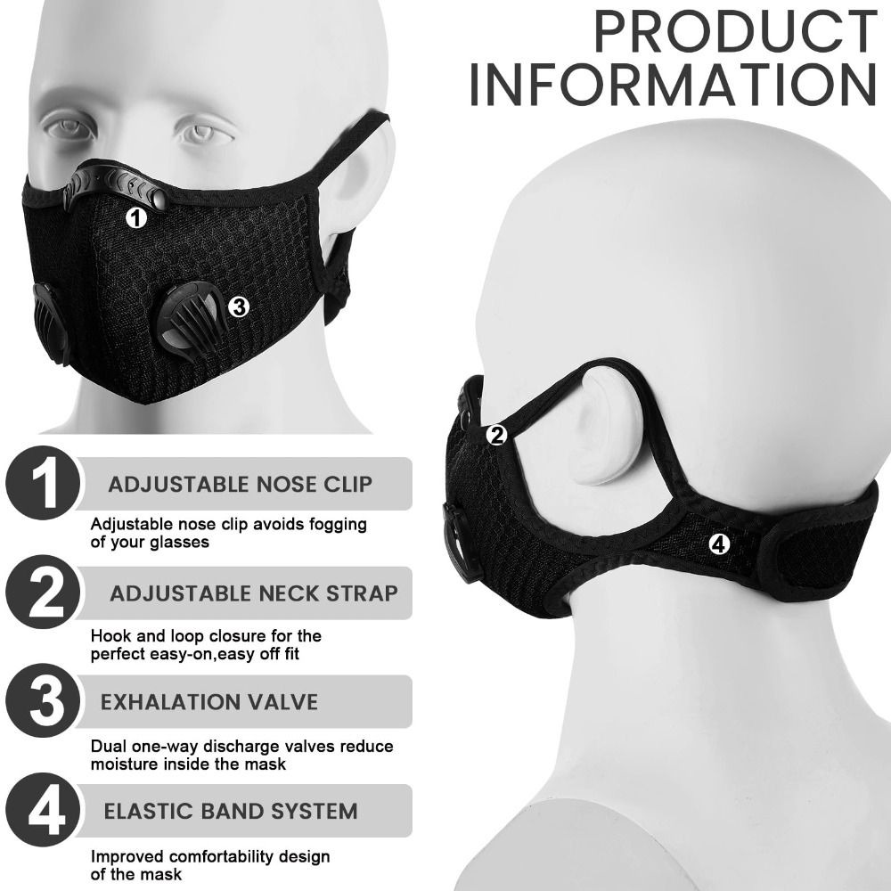 Breathable Ergonomic Dust Mask - đánh giá và giá Anti Pollution Mask