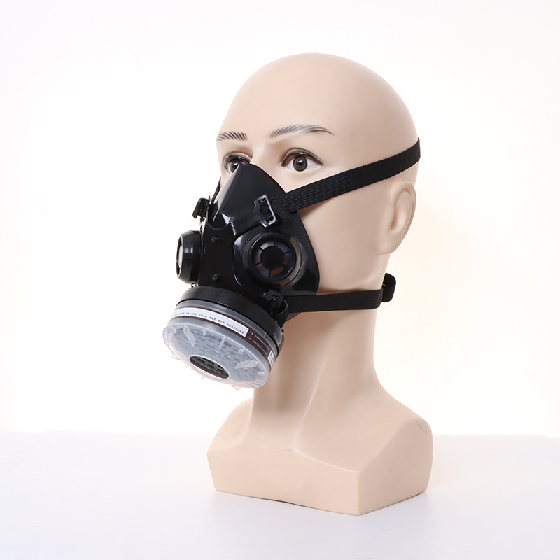 New Half Face Black Gas Mask R - đánh giá và giá Dust Mask Construction