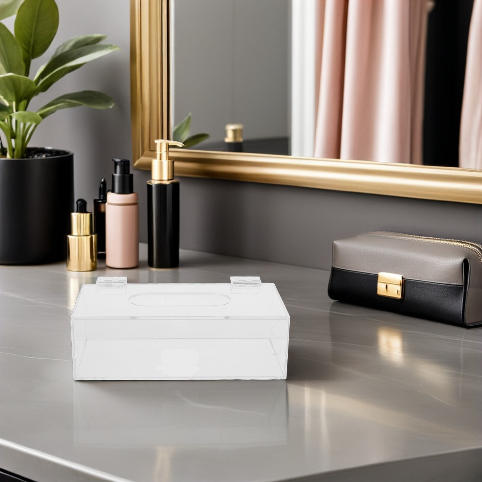 Clear Acrylic Face Mask Storag - đánh giá và giá Face Mask Storage Box