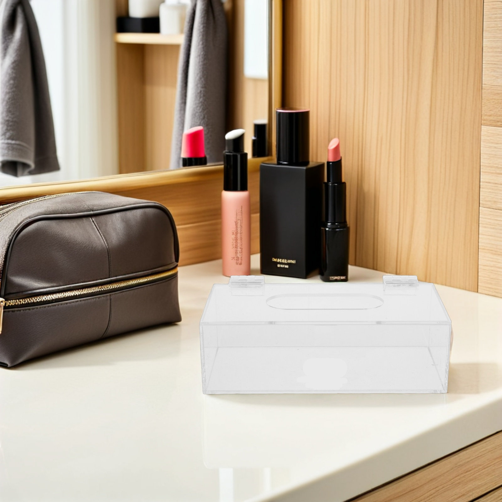 Clear Acrylic Face Mask Storag - đánh giá và giá Face Mask Storage Box