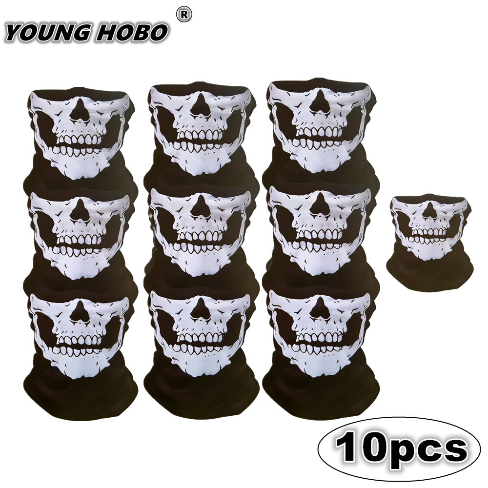 10pcs Skull Seamless Windproof - đánh giá và giá Sports Mask Breathable