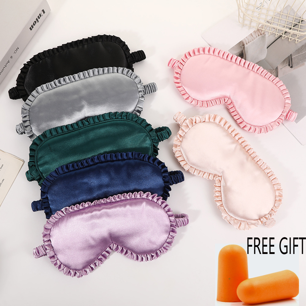 1pcs Premium Silk Eye Mask wit - đánh giá và giá Mask Lanyard Adjustable