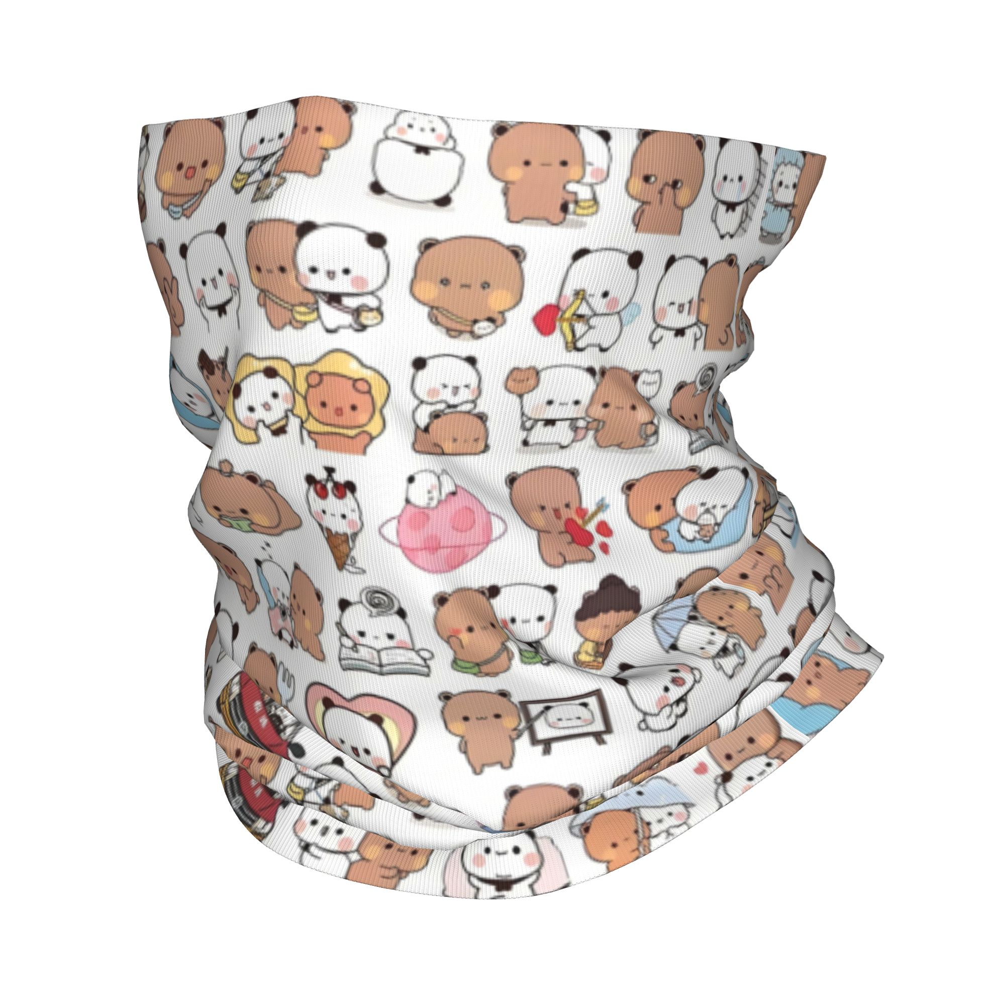 Custom Bear Cartoon Peach And  - đánh giá và giá Neck Gaiter Face Cover