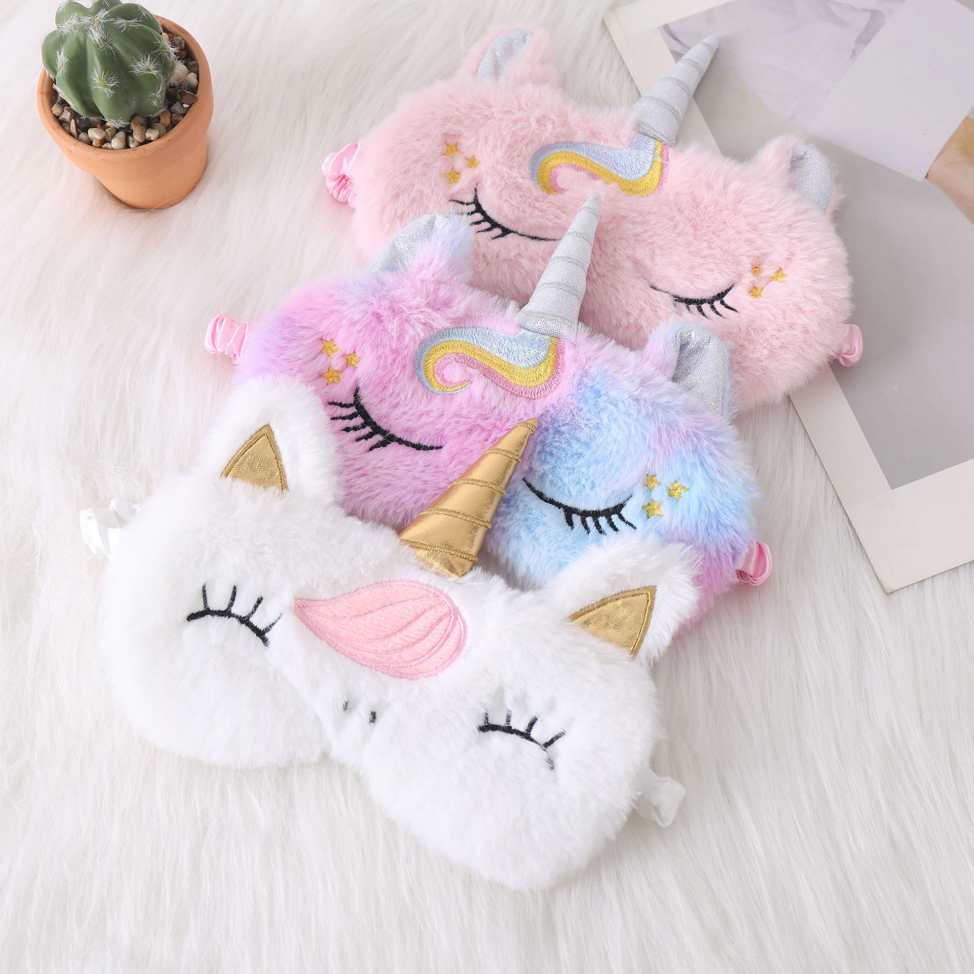 Soft Plush Sleeping Eye Masks  - đánh giá và giá Kids Face Mask