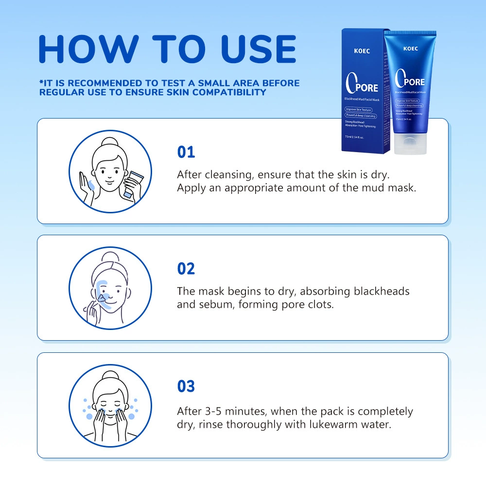 75ml KOEC Zero Pore Blackhead  - đánh giá và giá Dust Mask Construction