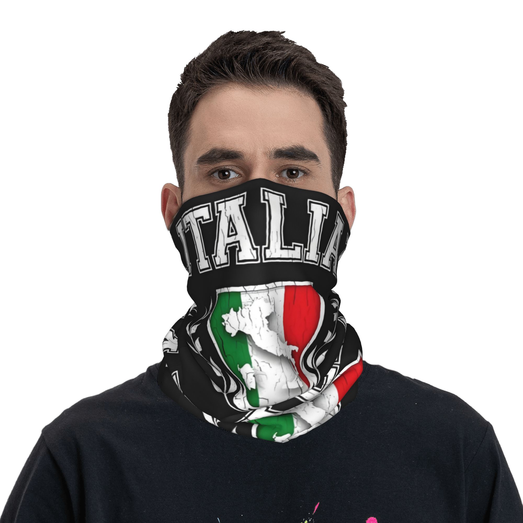 Custom Italy Flag Bandana Neck - đánh giá và giá Neck Gaiter Face Cover