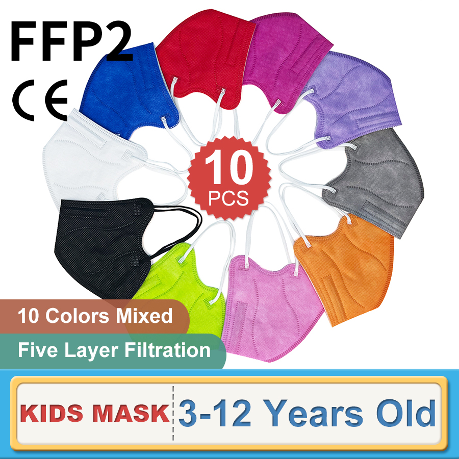 10PCS Children FFP2 Face Mask  - đánh giá và giá Kn95 Respirator Mask