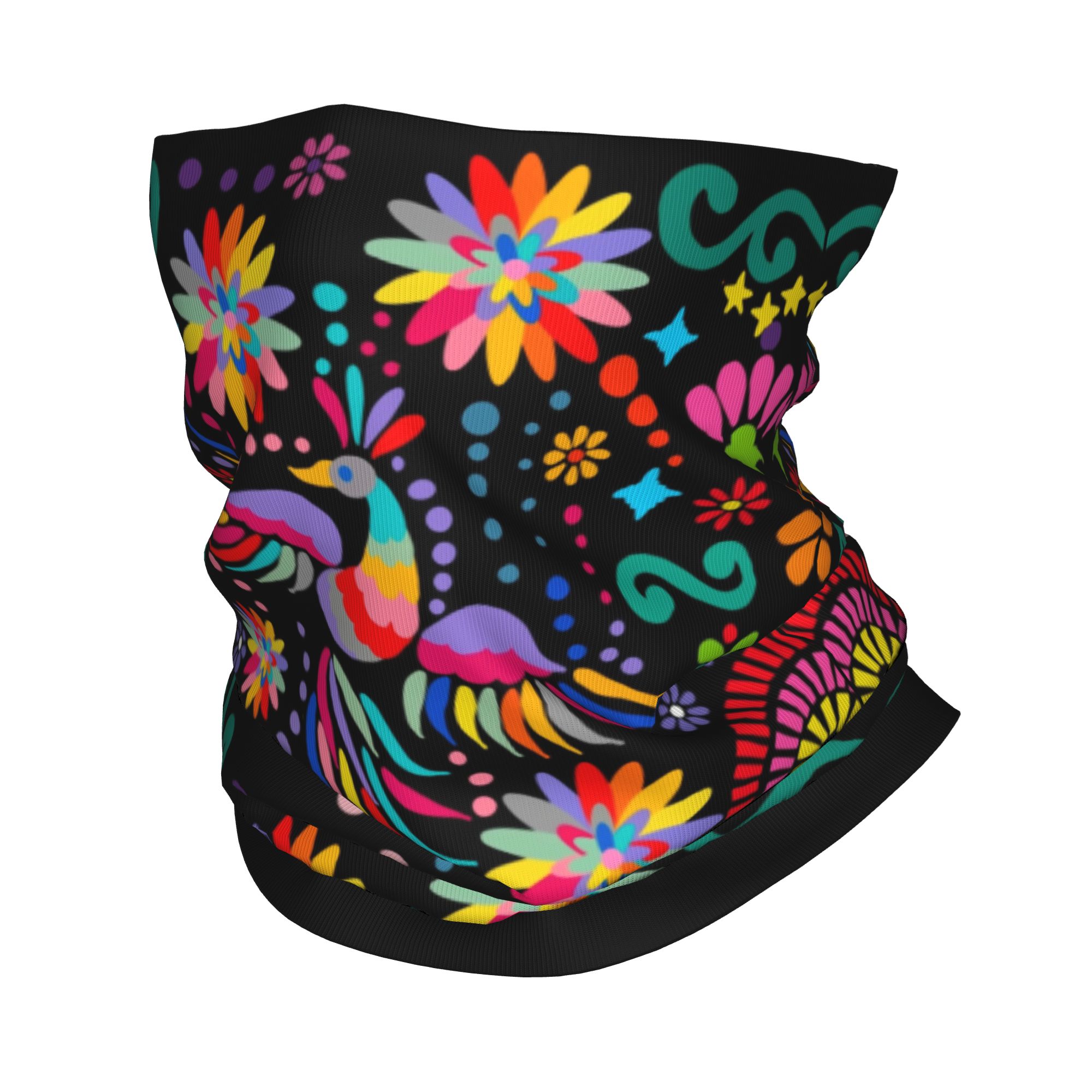 Custom Mexican Floral Flower T - đánh giá và giá Neck Gaiter Face Cover