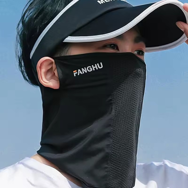 1pcs Sun Protection Mask Mesh  - đánh giá và giá Sports Mask Breathable