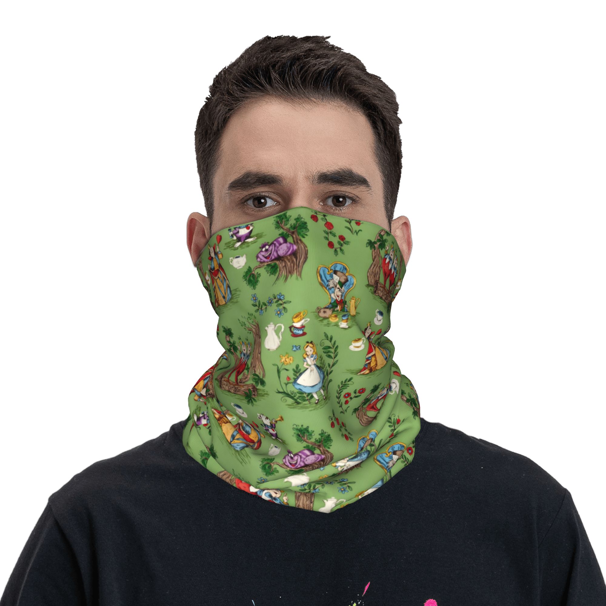 Custom A-Alice in W-Wonderland - đánh giá và giá Neck Gaiter Face Cover