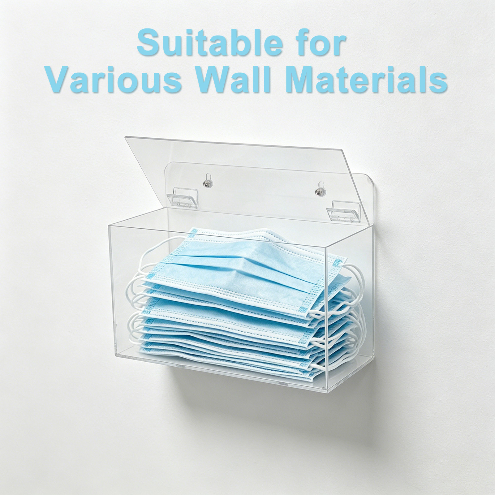 Face Mask Dispenser Box Clear  - đánh giá và giá Face Mask Storage Box