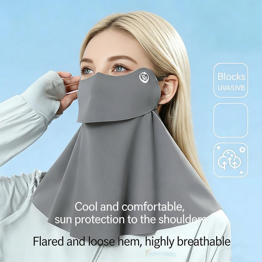 UPF50+ Cooling Sun Protection  - đánh giá và giá Sports Mask Breathable