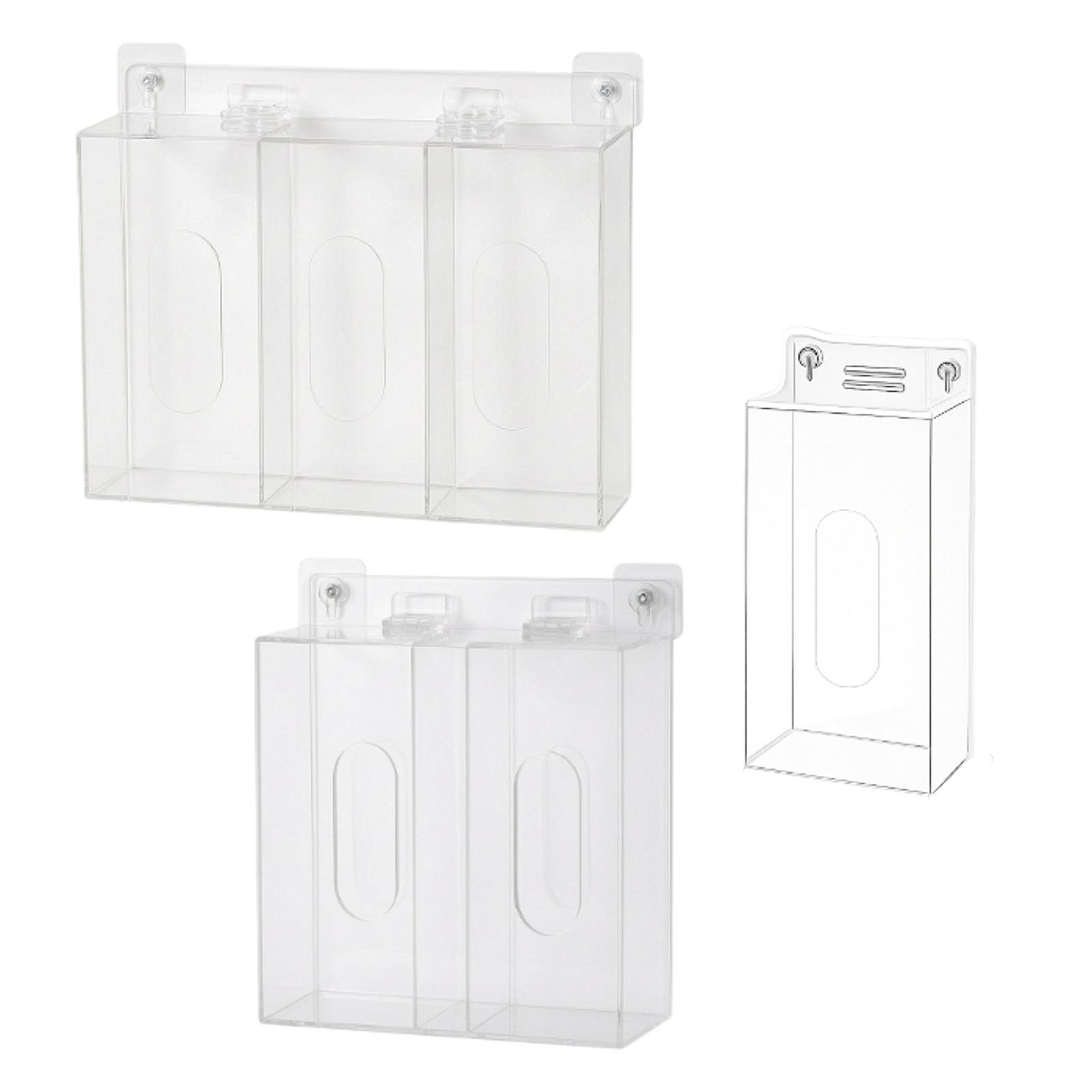 Space Saving Acrylic Glove Box - đánh giá và giá Face Mask Storage Box