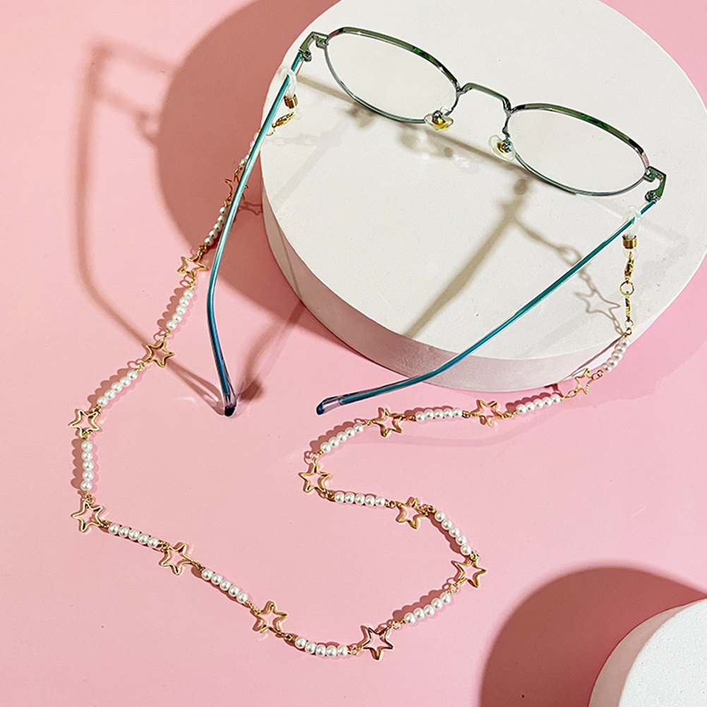 Eyeglass Glasses Chain Pearls  - đánh giá và giá Mask Chain Holder