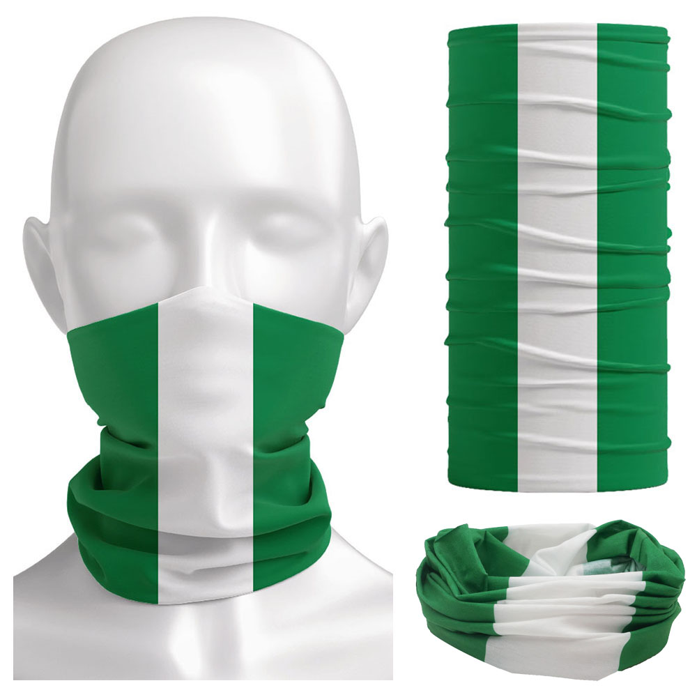 Nigeria Flag Bandanna Women Ne - đánh giá và giá Neck Gaiter Face Cover