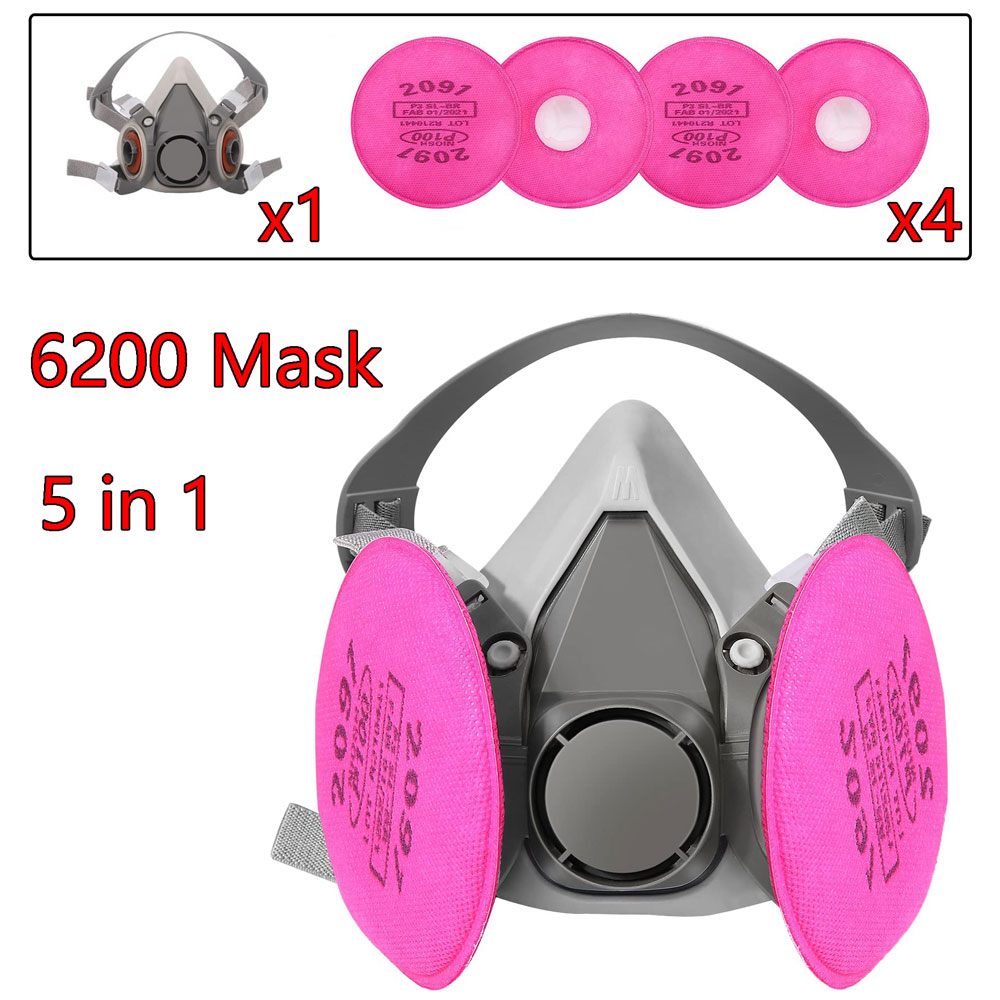 Gas Mask 6200 Set Vehicle Pain - đánh giá và giá Face Mask Storage Box