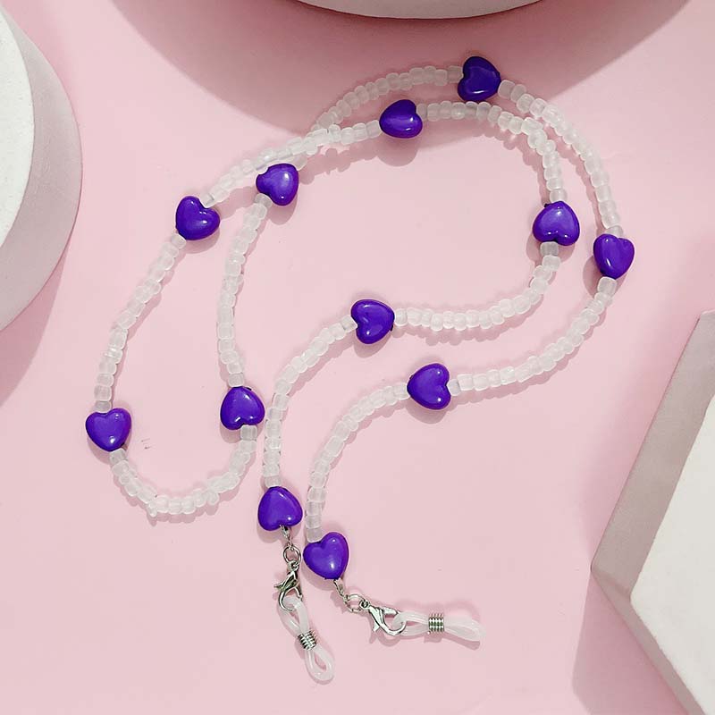 Trendy Peach Heart Anti Slip R - đánh giá và giá Mask Chain Holder